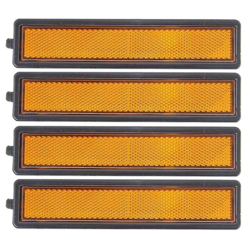 4pcs Car Turn Signal Light Side Marker Light Fender Light Yellow