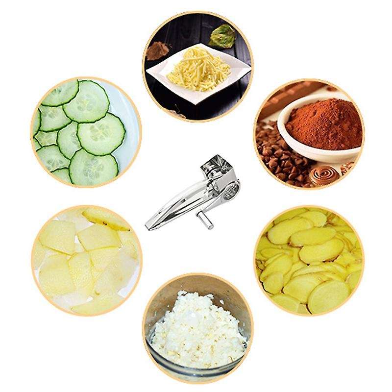 Stainless Steel Rotary Cheese Grater Cheese Grinder, for Kitchen