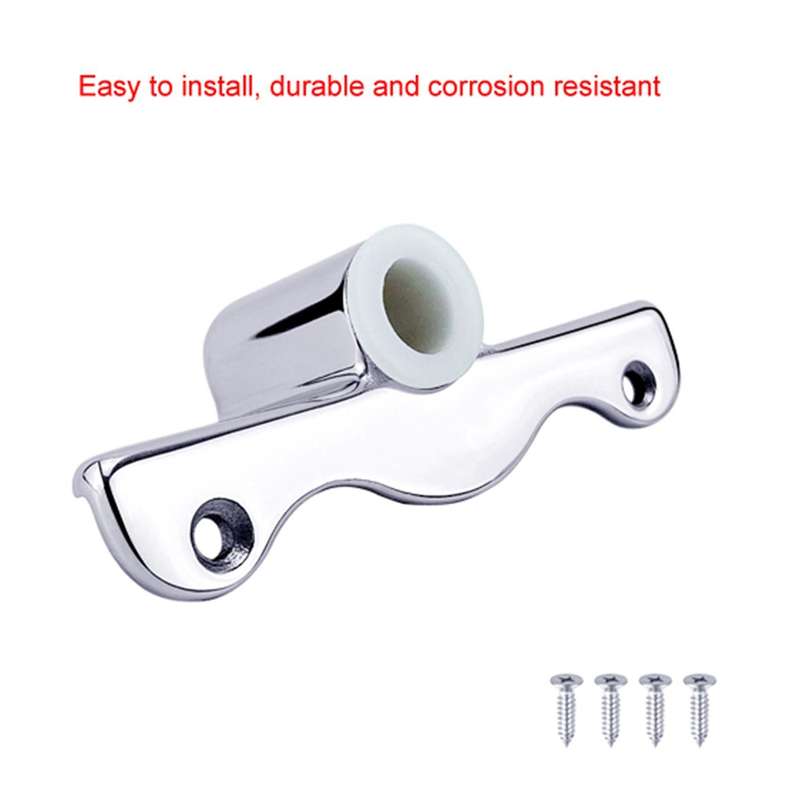 2x Side Mount Rowlock Boat Row Support Bracket Oar Sockets Marine