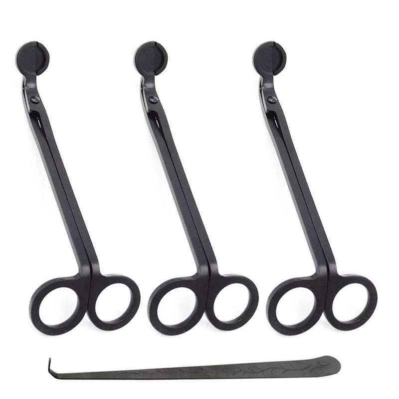 Candle Wick Trimmer 3 Pcs Candle Wick Set with Wick Dipper Candle Set