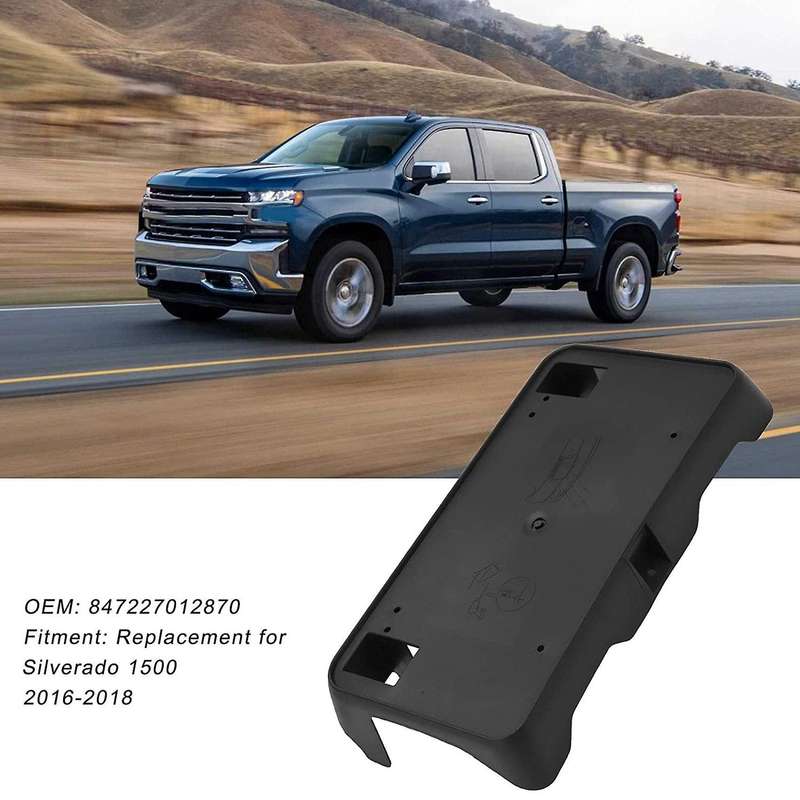 Front License Plate Tag Bracket, 847227012870 for Silverado 1500