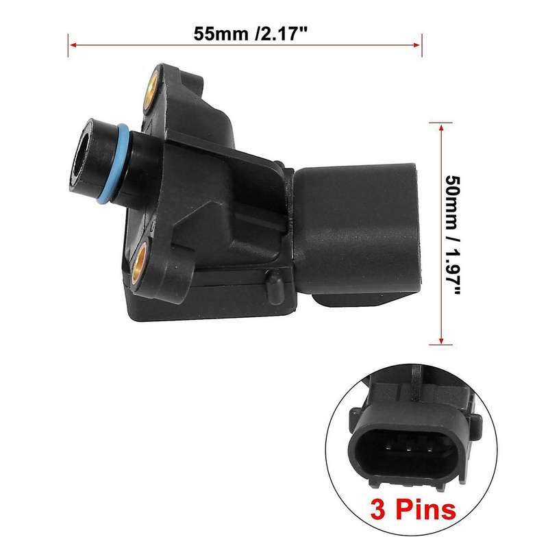 Manifold Absolute Pressure Map Sensor for Dodge Ram 1500 Caravan