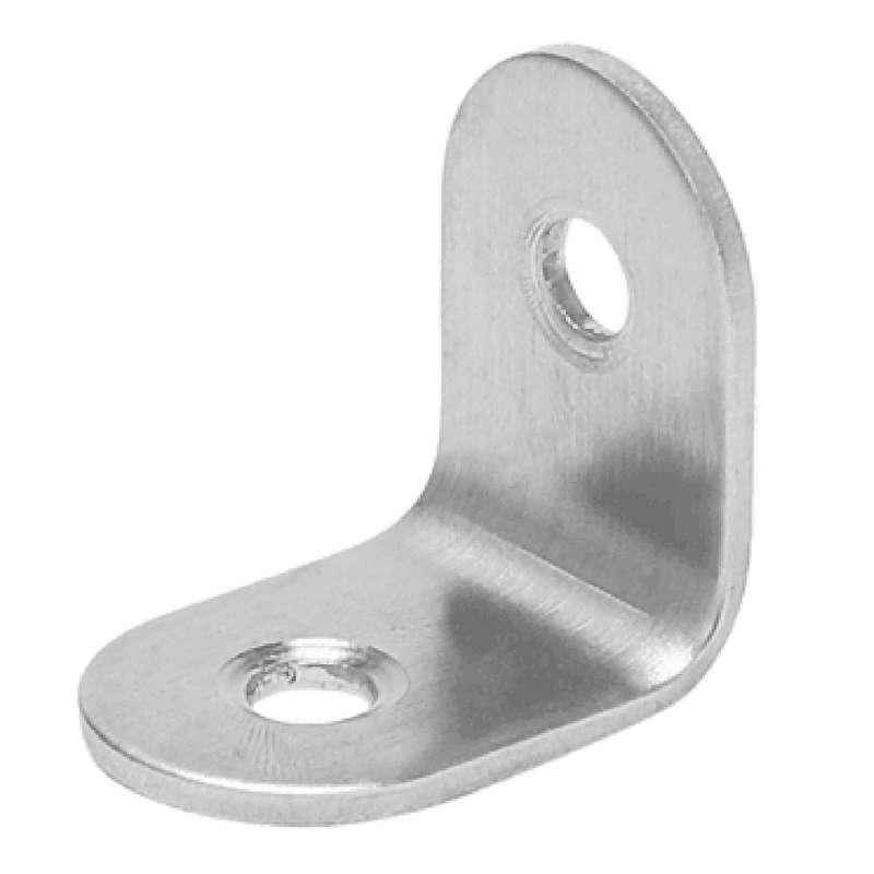 50pcs L Corner Bracket with Screws, for Furniture Bed Frame Cabinets