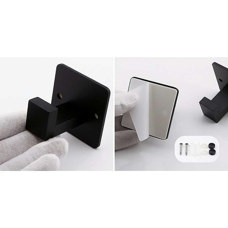 4pcs Towel Hooks,coat Hook,bath Coat Robe Clothes Square Hook(gold)