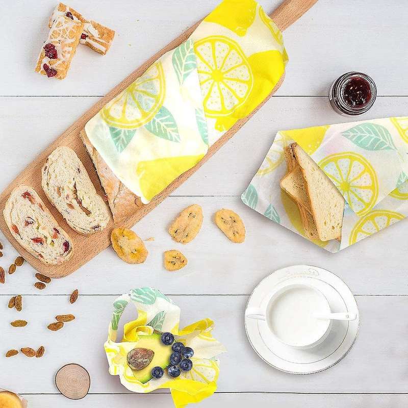 Set Of 6 Pack, Eco Friendly Reusable Food Wraps