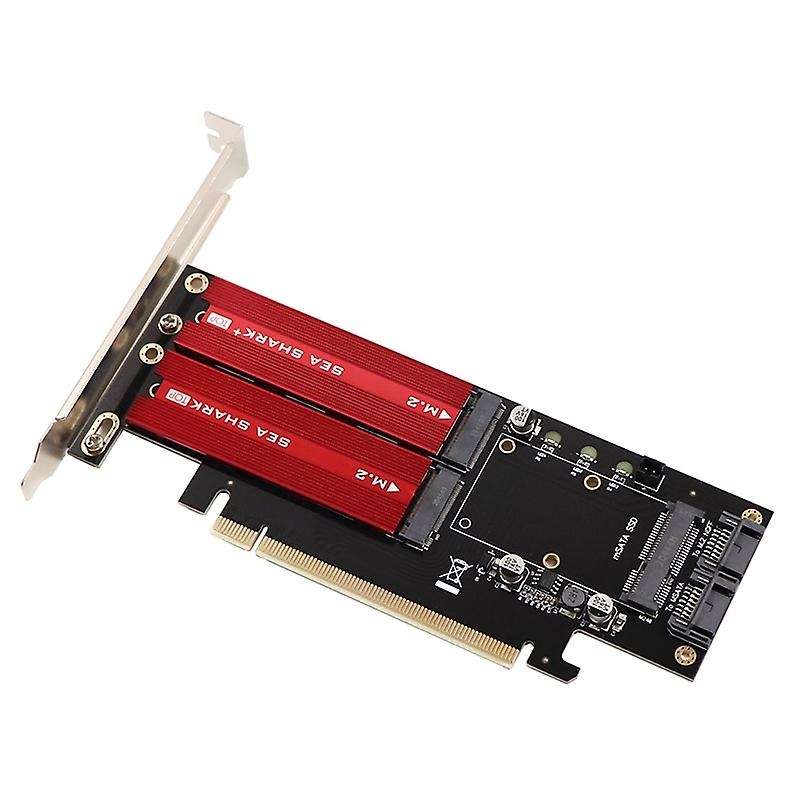M2 Nvme Ssd Ngff to Pcie 3.0 X16 Adapter M Key B Key Msata Pci