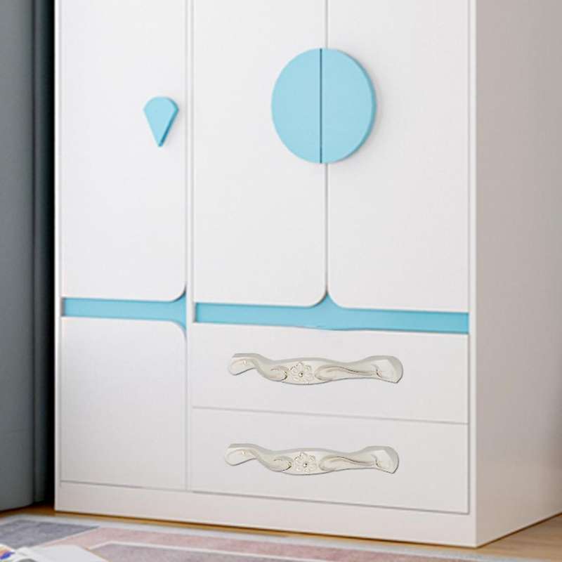6 Pcs Kitchen Cabinet Handles with Screws Drawer Pulls Furiture