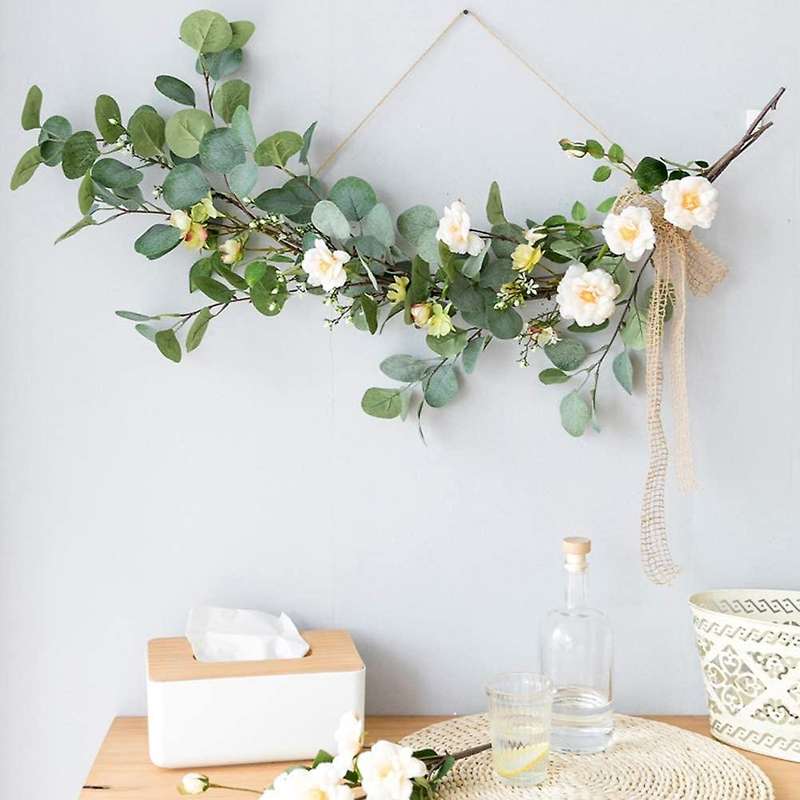 3 Pack Artificial Eucalyptus Garland Greenery for Wedding Decor