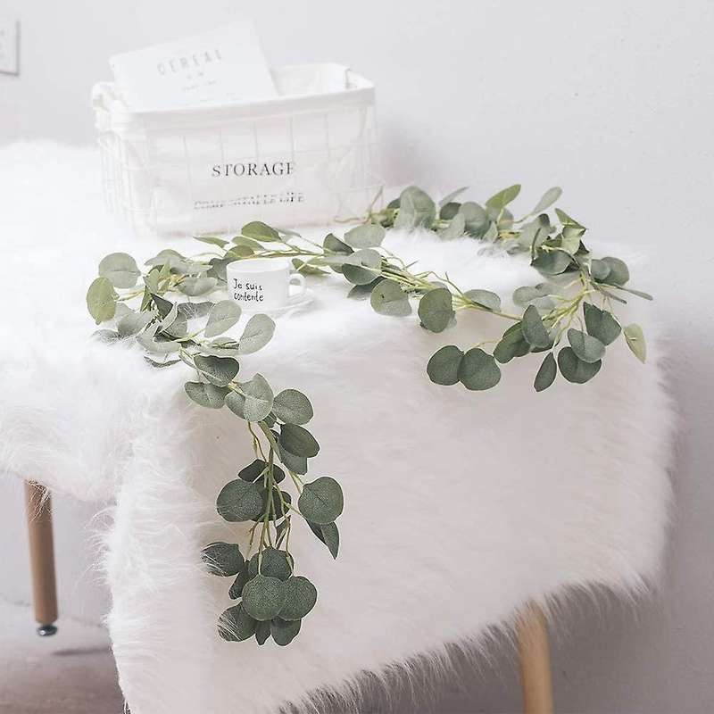 3 Pack Artificial Eucalyptus Garland Greenery for Wedding Decor