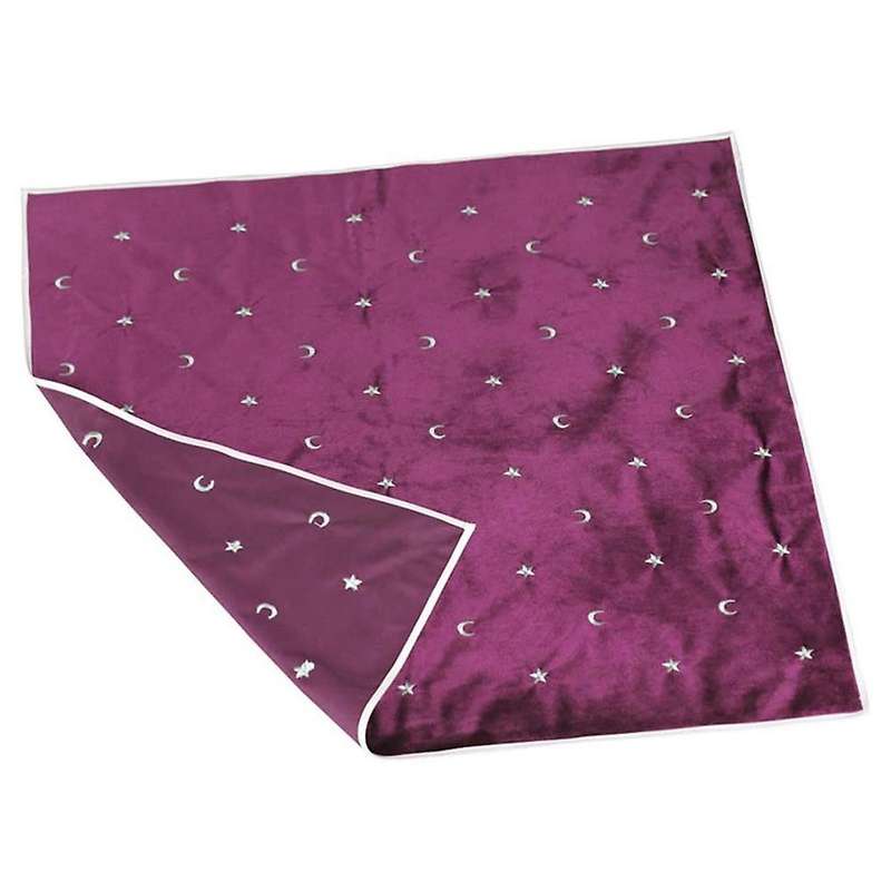 Altar Tarot Tablecloth Velvet Tarot Divination Tablecloth Purple