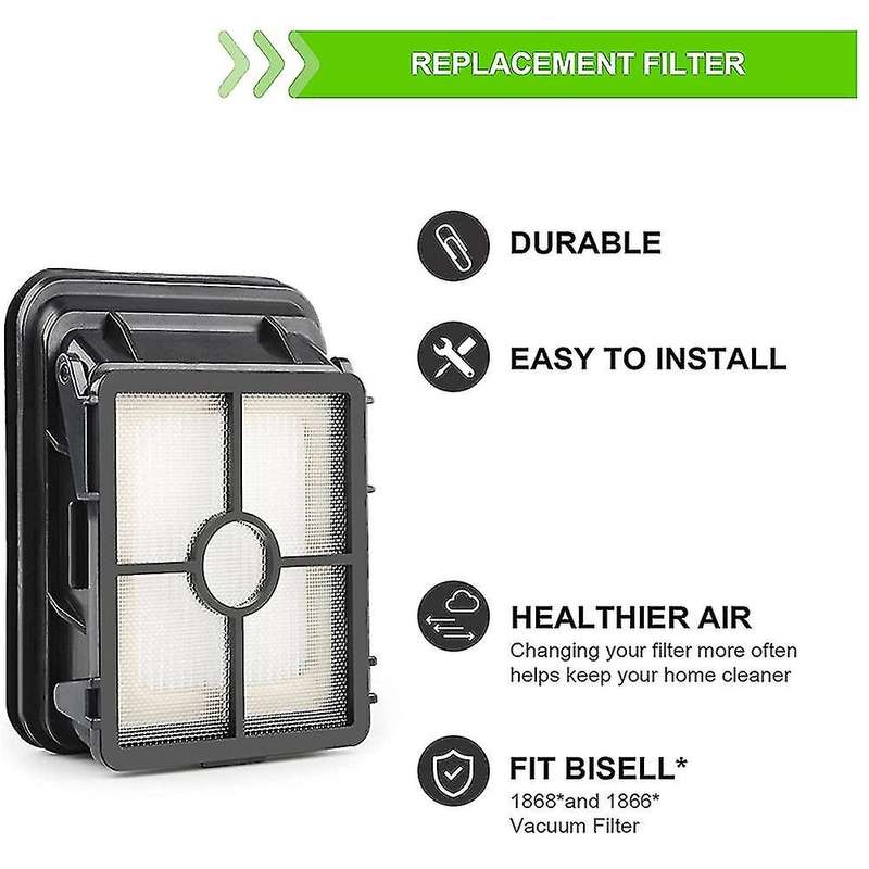 For Bissell Crosswave Vacuum Cleaner 2306 Pet Brush and 1866 Filter