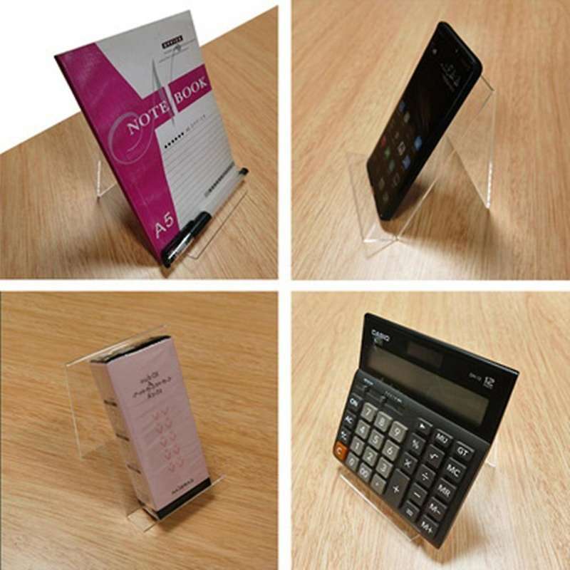 6 Pack Clear Acrylic Display Stand for Pictures,jewelry,watch Display