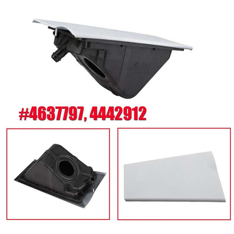 Fuel Gas Tank Cap Cover +fuel Tank Cover Base for Ford Transit Mk6