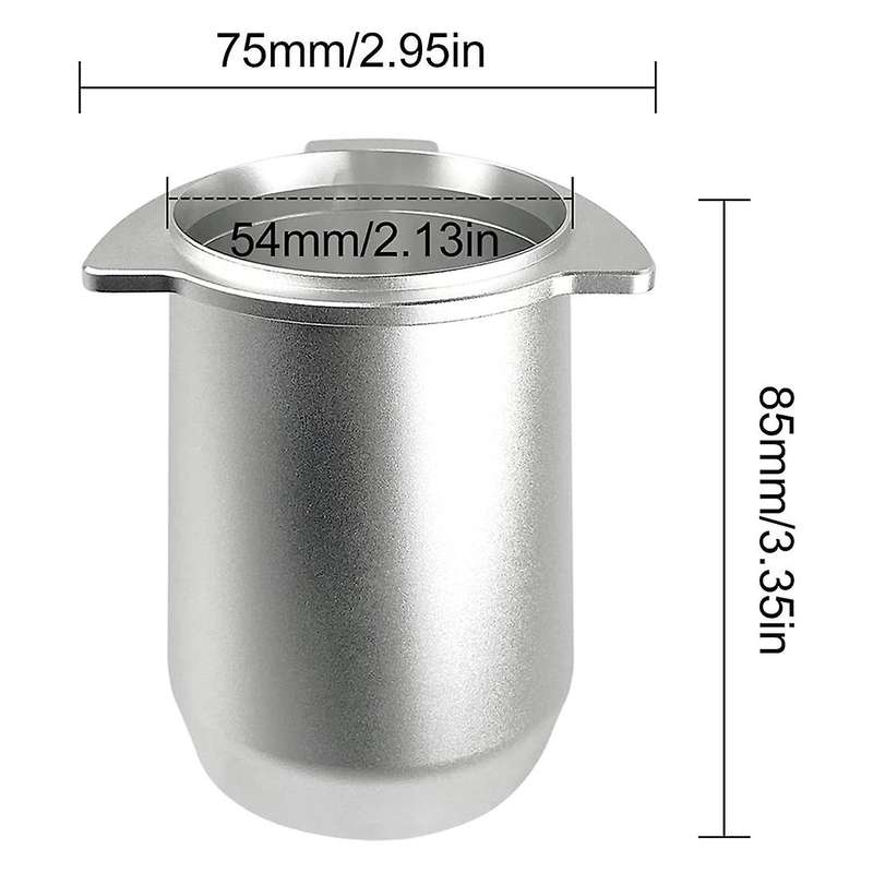 Dosing Cup 54mm, Coffee Powder Picker Hand Free for Use with 54mm