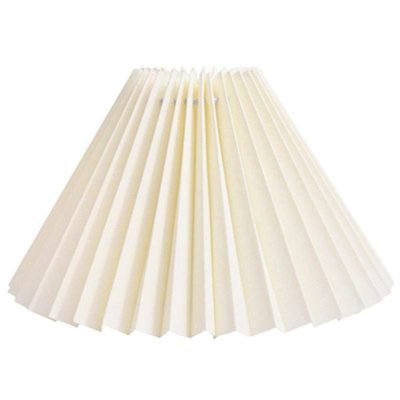 Pleats Lampshade for Table Lamp Standing Lamps Japanese Style -beige