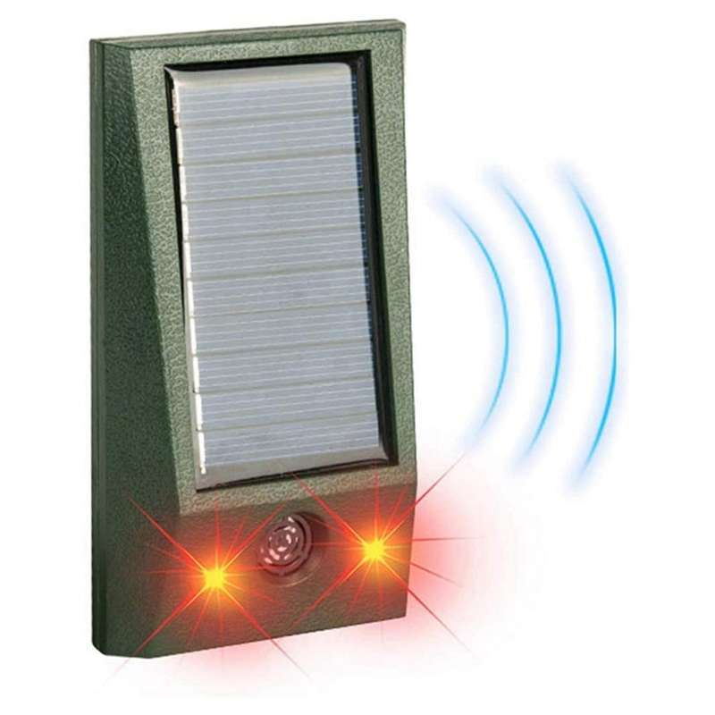 Ultrasonic Animal Outdoor Pest Dog Mouse Bird Insect Solar Repellent