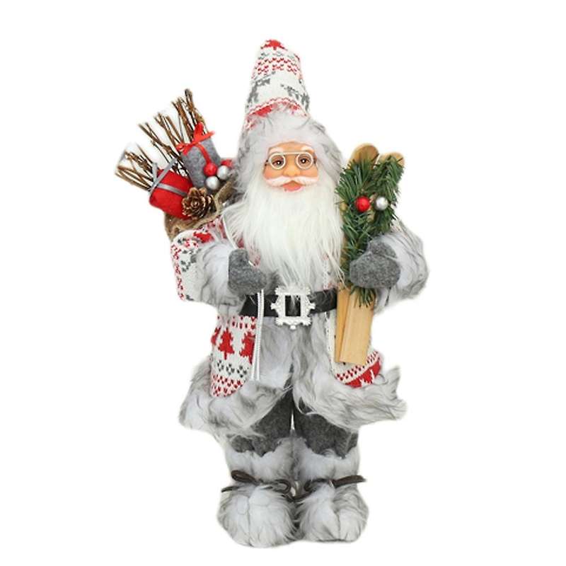 Santa Claus Christmas Dolls Standing Christmas Figurine Toys 30 Cm