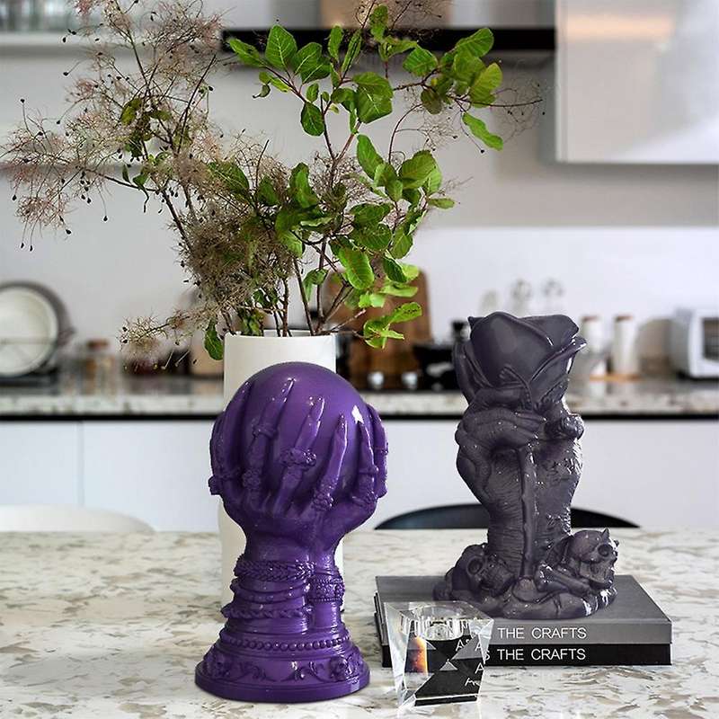 Diy Crystal Epoxy Resin Mold Candle Silicone Mould(rose Hand)