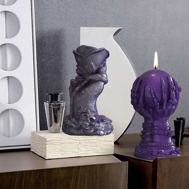 Diy Crystal Epoxy Resin Mold Candle Silicone Mould(rose Hand)