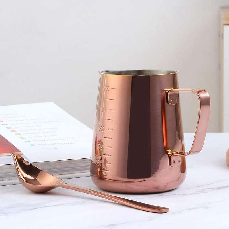 Milk Frothing Pitcher Steaming Pitchers Milk Coffee Cappuccino,550ml