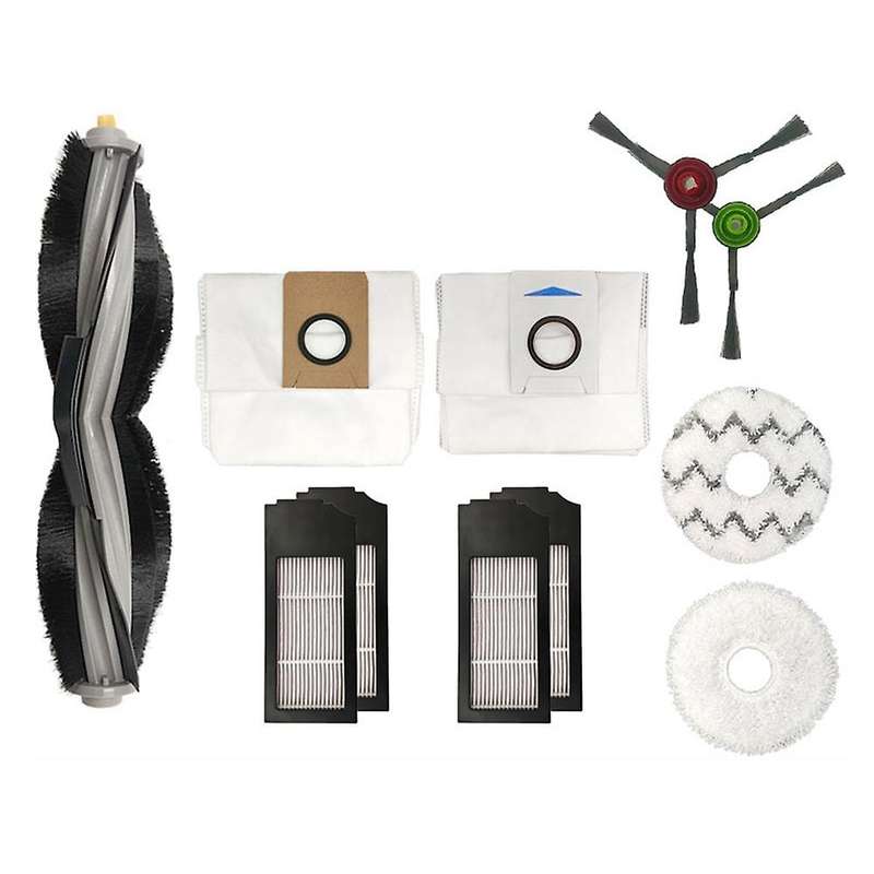 Side Brush Dust Bag Filter Mop Cloth for Ecovacs X1 Omni Turborobot