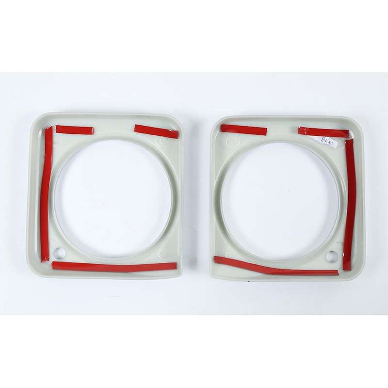 Car Dashboard Frame Cover Stickes Abs for Suzuki Jimny Silver 2 Pack