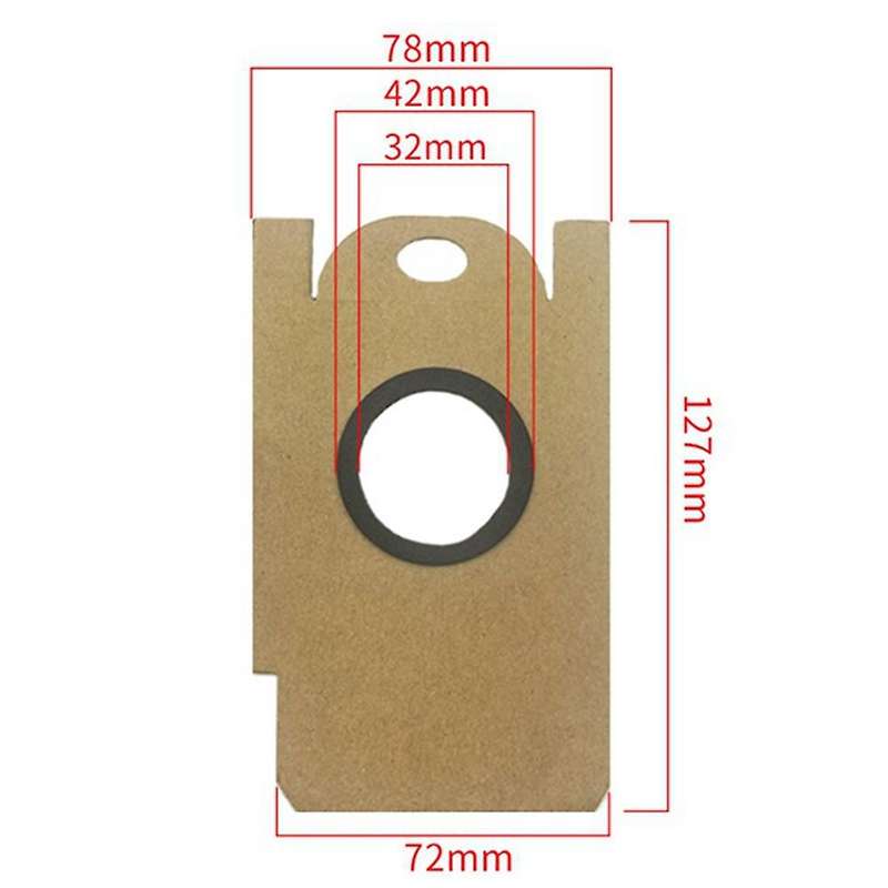 Replaceable Dust Bag Mop Rolling Main Brushes