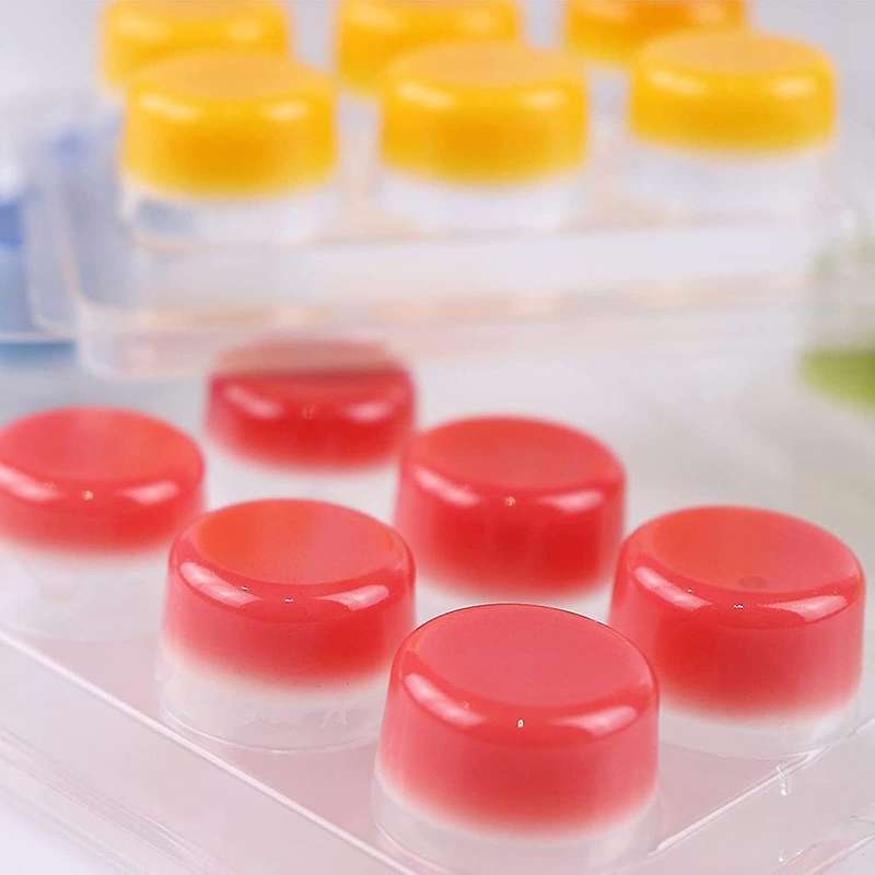 50 Pack Wax Containers Plastic Candle Molds 6 Cavity Wax Candle Molds