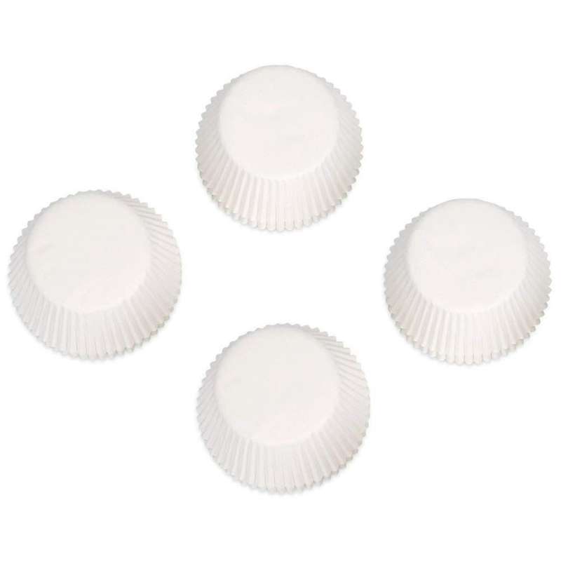 White Cupcake Liners Greaseproof Paper Muffin Baking Cups 400 Pcs
