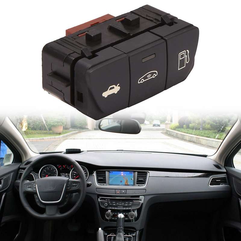 Car Fuel Tank Cap Button Trunk Luggage Switch for Peugeot 508 508sw