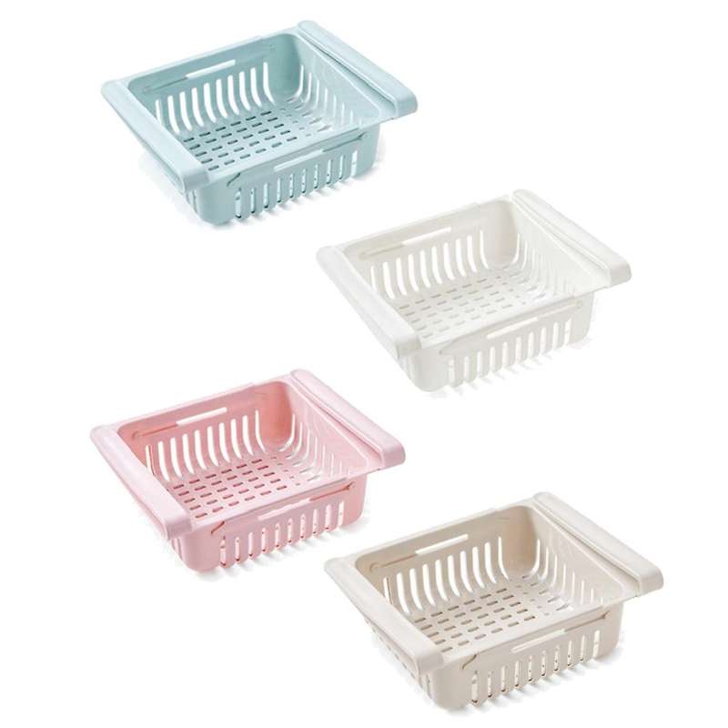Retractable Refrigerator Partition Layer Multi-purpose Storage Rack