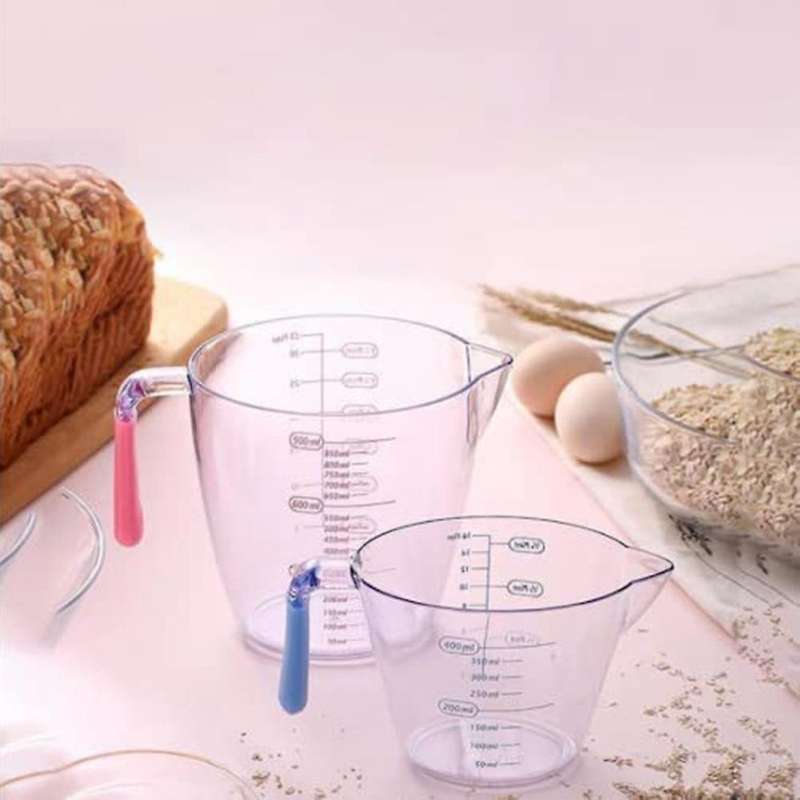 Measuring Cup 3 Piece Set with Scale Transparent Measuring Cup