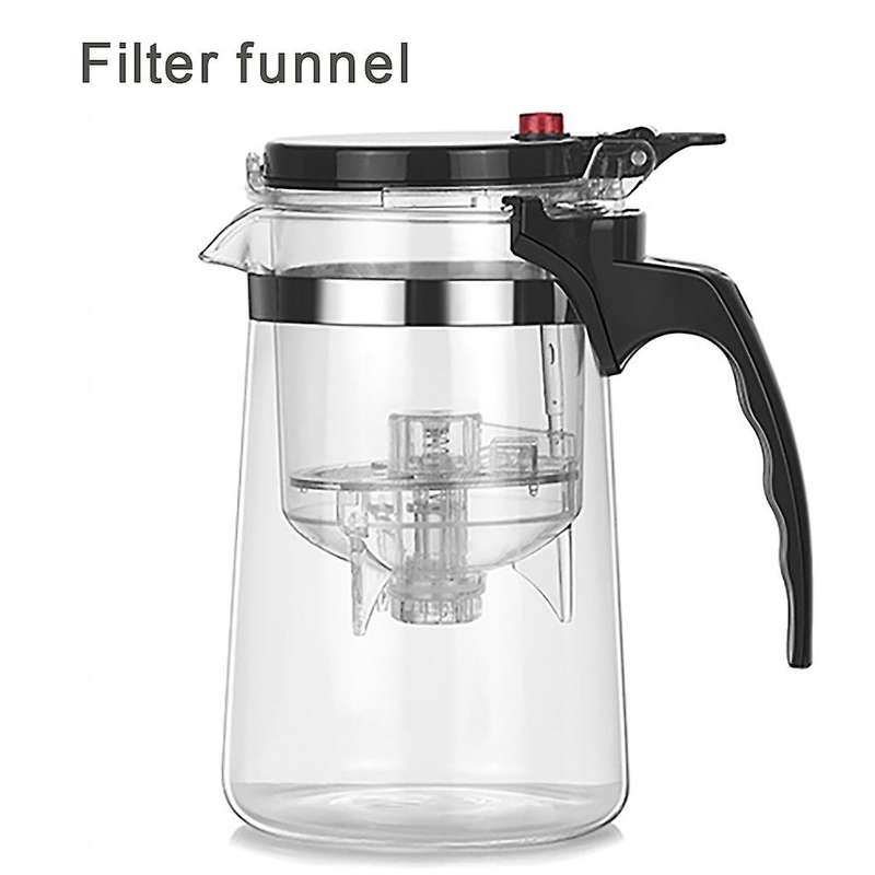High Borosilicate Heat-resistant Glass Teapot Tea Water Separation