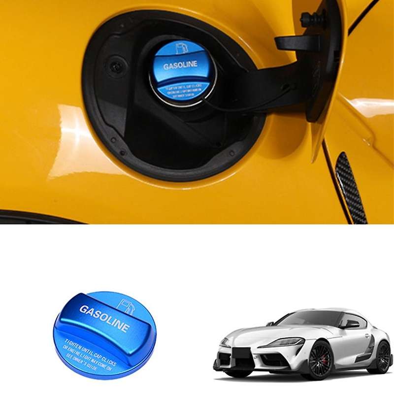 Gas Petrol Tank Cover Inside Fuel Tank Cap Cover Trim Stickers Blue