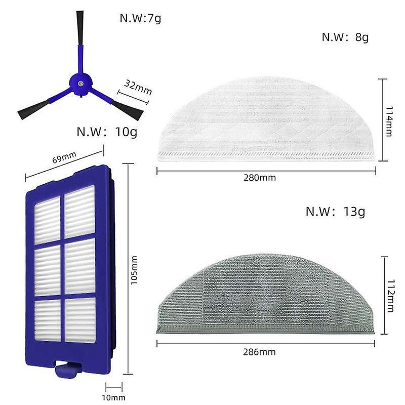 Rag Hepa Filter for Anker Eufy Robovac X8 Series Hybrid Robot Cleaner