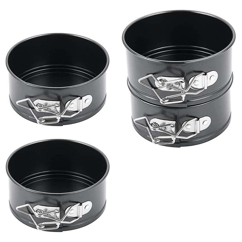 Spring Form Pan, 4 Inch Cake Pan, Set Of 4,mini Cheesecake Pans