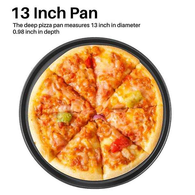 Carbon Steel Round Deep Dish Pizza Tray Mold Baking Tool