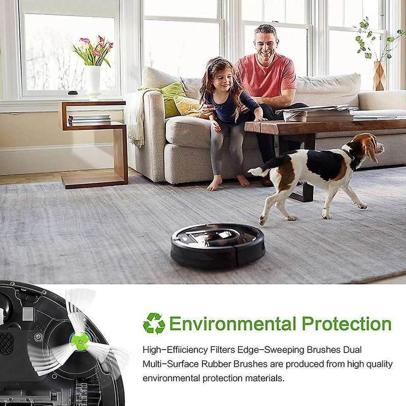 Roller Side Brushes Filter for Irobot Roomba I7 I7+ E5 E6 I3 Cleaner