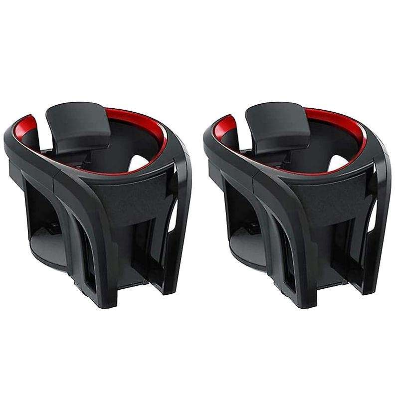 2 In 1 Car Multifunctional Cup Holder Adjustable Phone Holder Red
