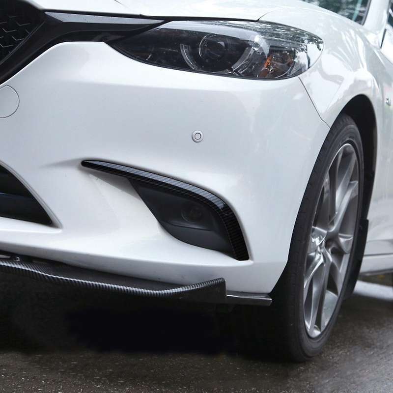 Carbon Fiber Car Front Fog Light Lamp Cover Trim Bumper Molding