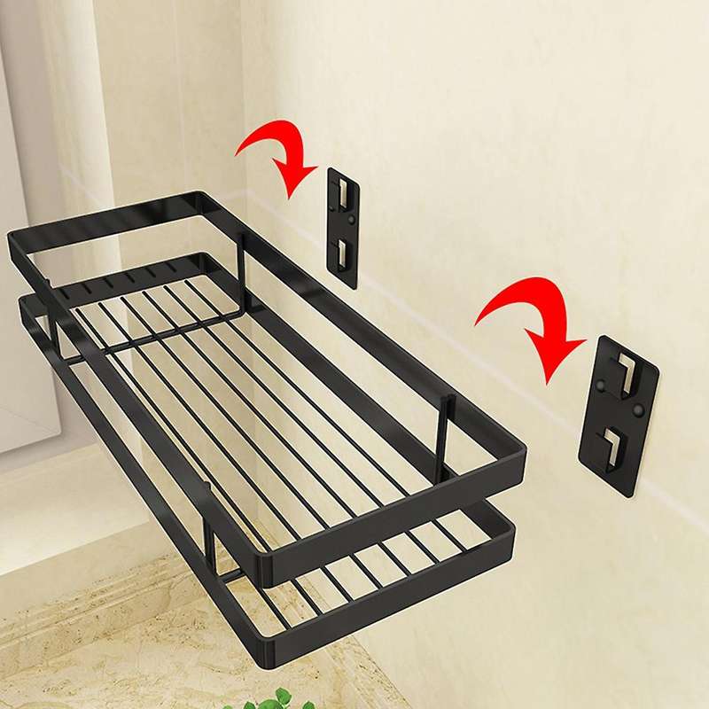 Shower Rack Bathroom Storage Rack Carbon Steel Storage Rack