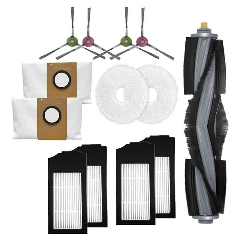 Filter Brush Dust Bags Mop Pads for Ecovacs Deebot X1 Turbo Omni