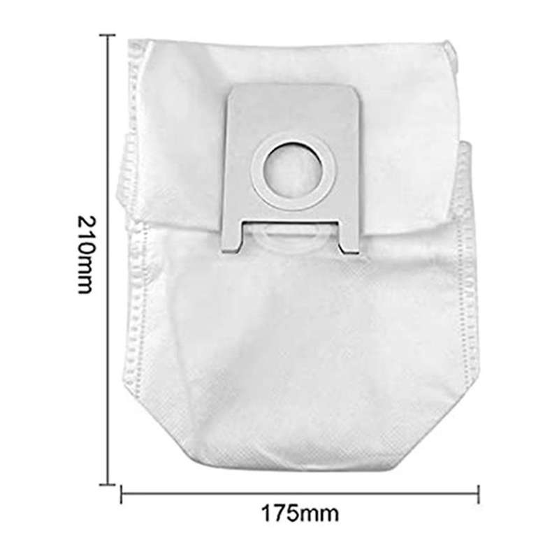 10 Pcs Vacuum Bag with Brush,dust Bags for Xiaomi Roidmi Eve Plus