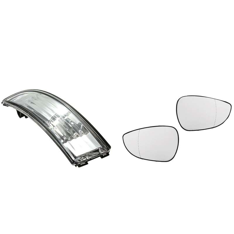 2pcs Car Left Right Rear View Wing Mirror Lens Glass for Ford