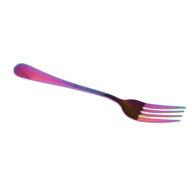 Stainless Steel Table Forks, 12pcs Rainbow Color Fork(20cm/7.87 Inch)