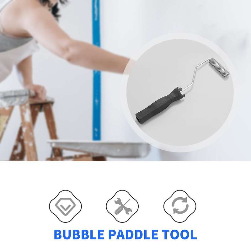 3pcs Fiberglass Roller Kit Bubble Paddle Tool Laminating Roller Kit