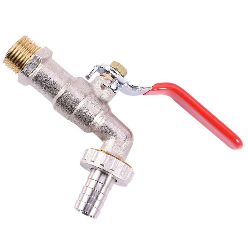 Outside Garden Faucet Turn Off/ On 1/2 Inch Manual Long Handle Faucet