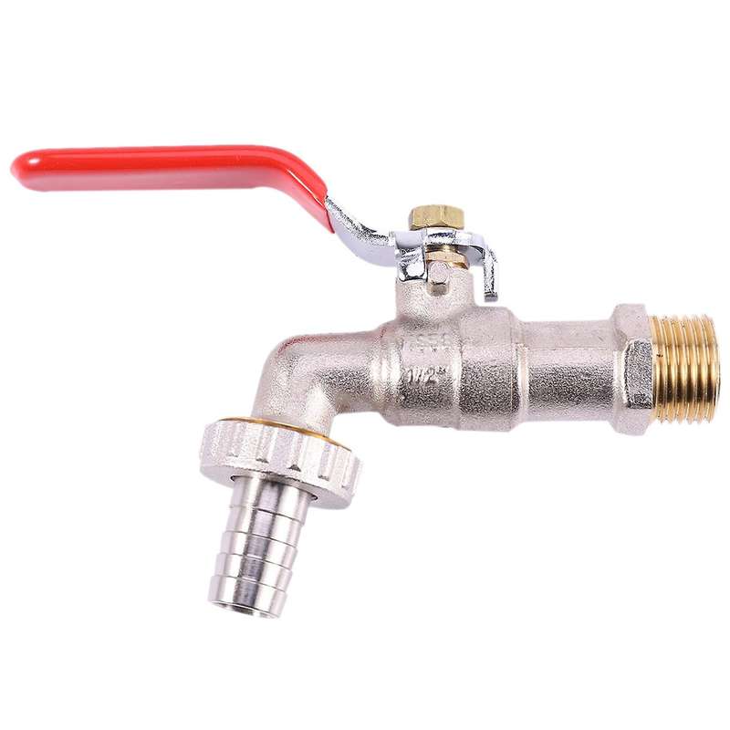 Outside Garden Faucet Turn Off/ On 1/2 Inch Manual Long Handle Faucet