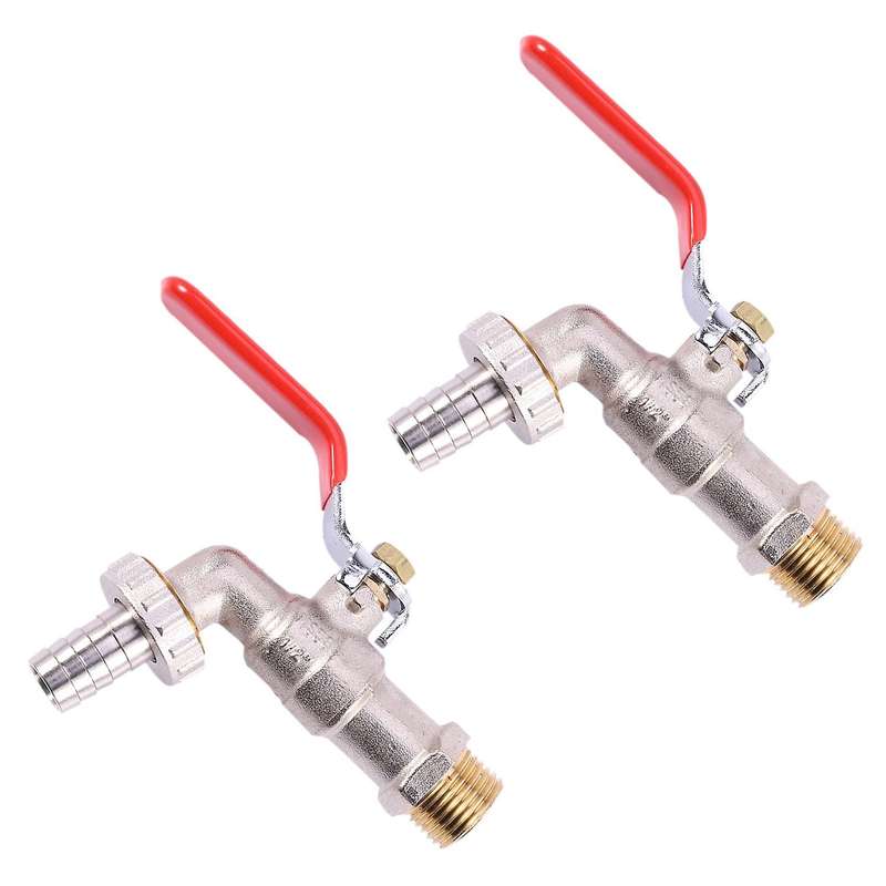 Outside Garden Faucet Turn Off/ On 1/2 Inch Manual Long Handle Faucet