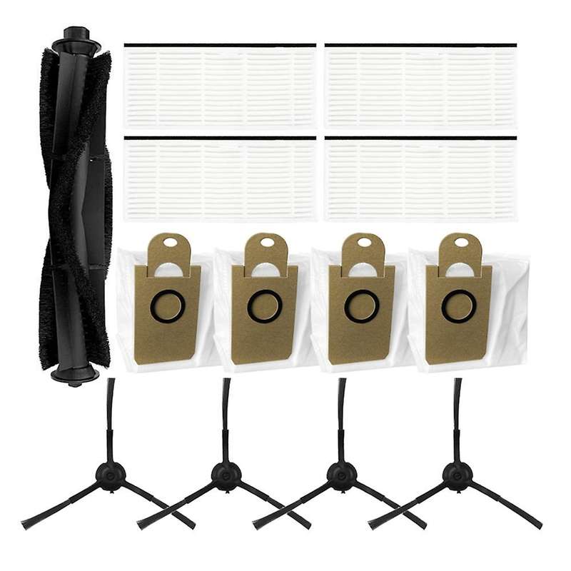 Roll Brush Dust Bags Side Brush Hepa Filter for Xiaomi Viomi S9 Robot